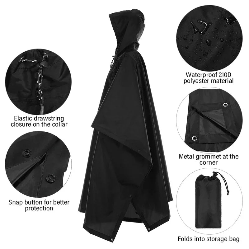 Waterproof Poncho Layer
