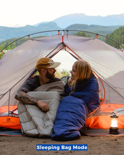 PolarHug™ | 3-i-1 ultimat utendørsponcho / sovepose / teppe