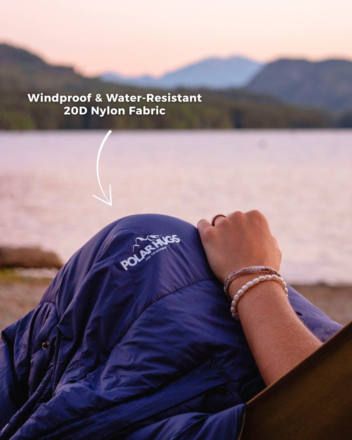 PolarHug™ | 3-i-1 ultimat utendørsponcho / sovepose / teppe