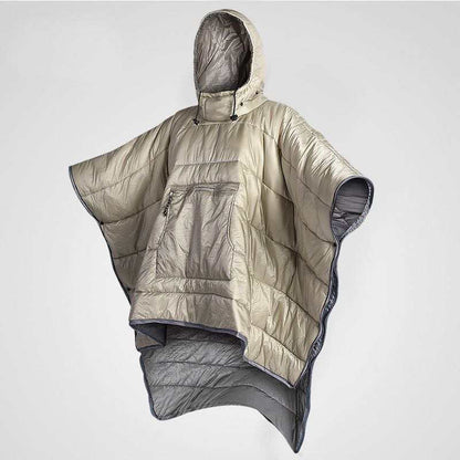 PolarHug™ | 3-i-1 ultimat utendørsponcho / sovepose / teppe